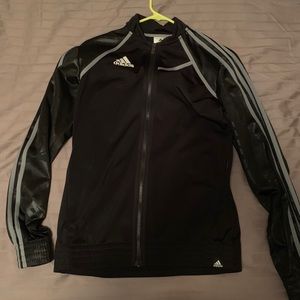 Adidas track jacket in black